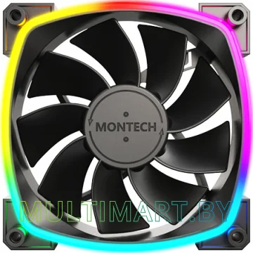 Вентилятор для корпуса Montech RX120 PWM (черный)